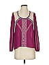 TOBI 100% Polyester Purple 3/4 Sleeve Blouse Size XS - photo 1