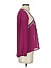 TOBI 100% Polyester Purple 3/4 Sleeve Blouse Size XS - photo 4