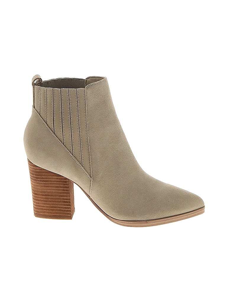 Marc Fisher LTD Gray Tan Ankle Boots Size 9 - photo 1