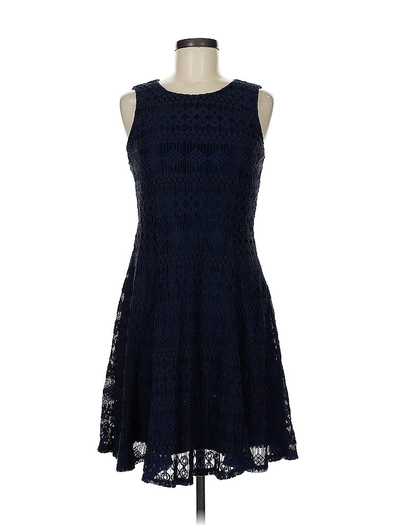 Click to view more detailed imagery on our partner's website Pre-owned Sharagano Cocktail Dress In Blue