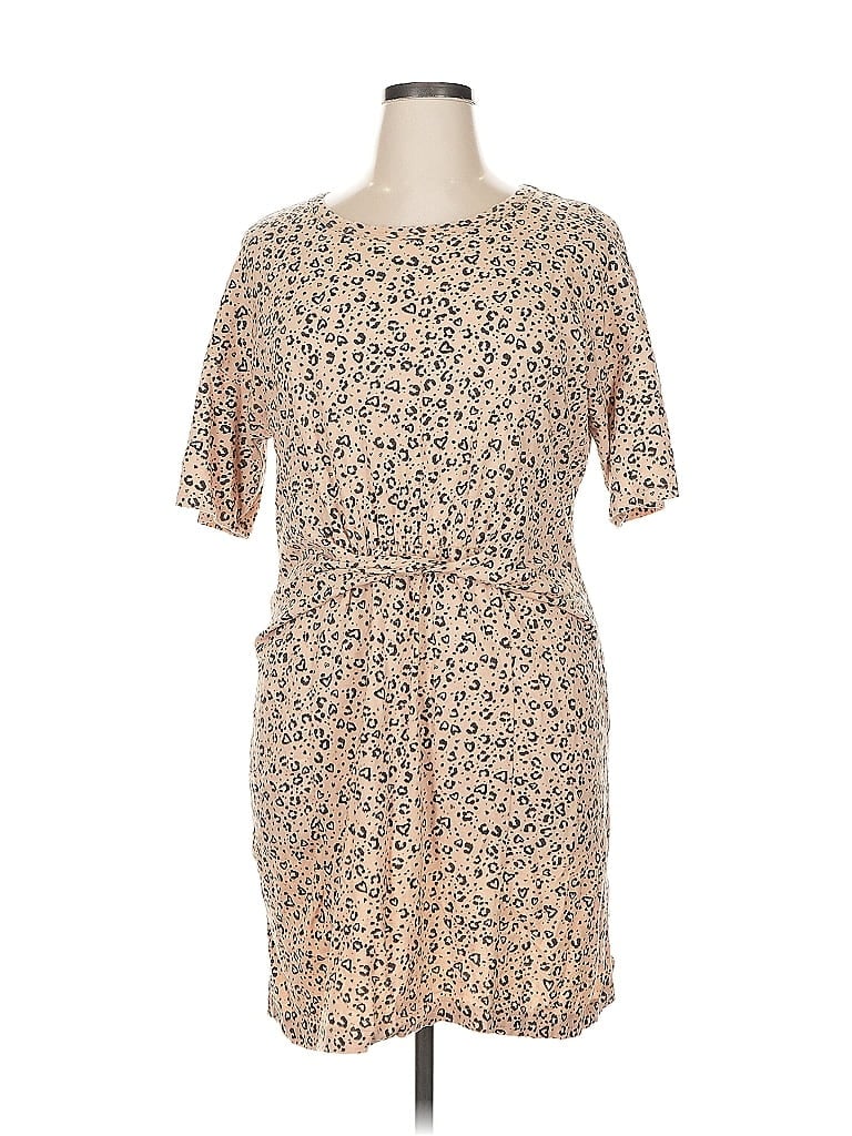 Pre-owned Aerie Casual Dress In Brown