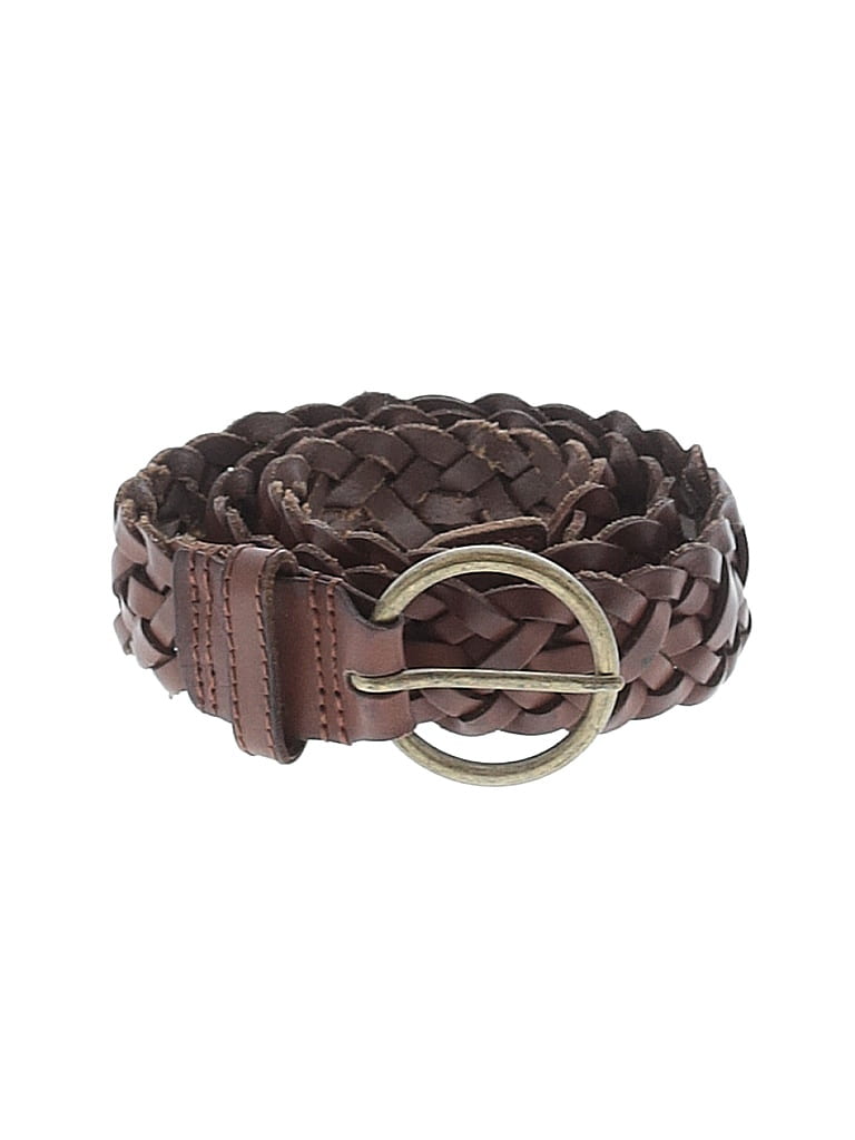 Hollister 100% Leather Brown Leather Belt Size XS - photo 1