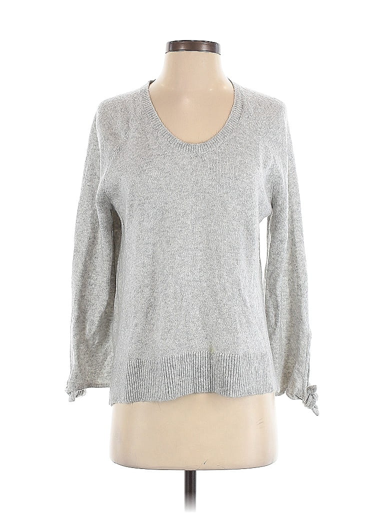 Pre-owned Ann Taylor Loft Pullover Sweater In Gray