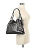 Coach 100% Leather Metallic Gray Silver Leather Shoulder Bag One size - photo 2