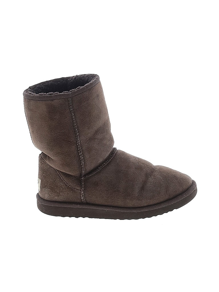 Ugg Australia 100% Leather Brown Boots Size 7 - photo 1