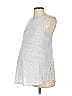 Ingrid + Isabel Silver Sleeveless T-Shirt Size S - photo 1