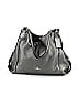 Coach 100% Leather Metallic Gray Silver Leather Shoulder Bag One size - photo 1