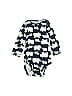 Carter's 100% Cotton Print Blue Long Sleeve Onesie 9-12 MO / 12 MO - photo 1