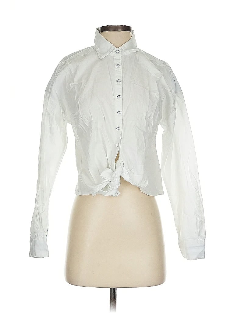 Click to view more detailed imagery on our partner's website Pre-owned Maeve By Anthropologie Long Sleeve Blouse In White
