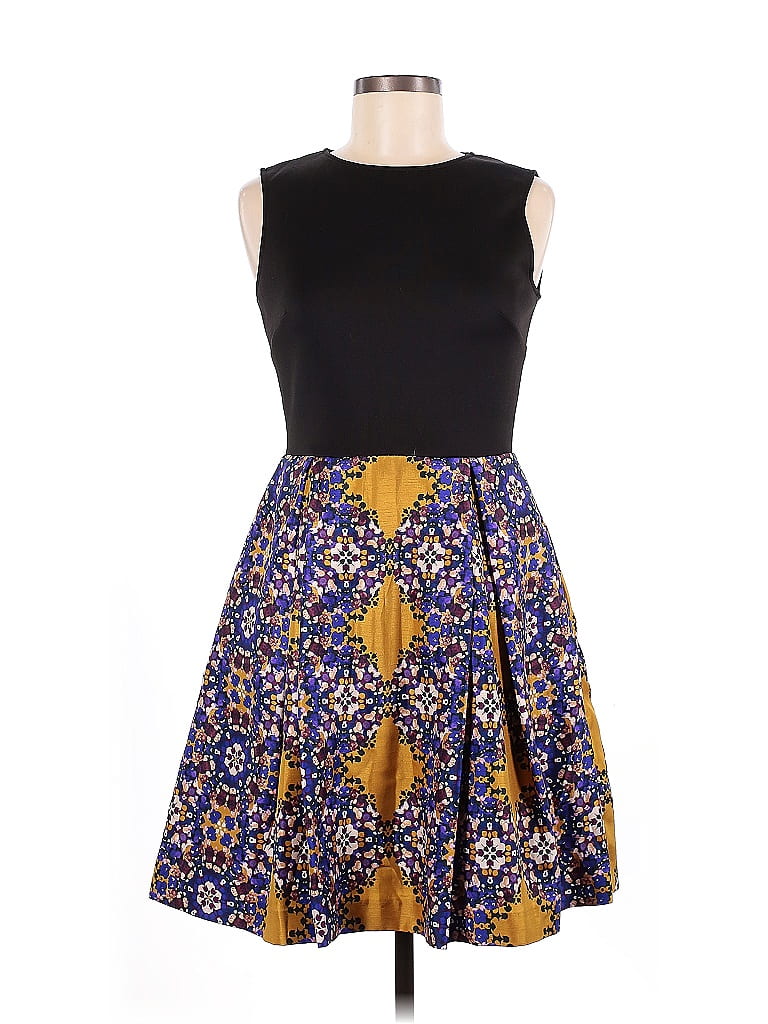 Robe Just Taylor Rayée Bleue Et Noire Taille 12 - Occasion Très Bon état