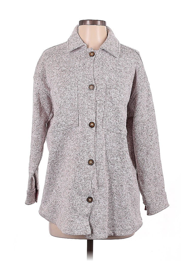 MWL by Madewell 100% Polyester Gray Coat Size XS - photo 1