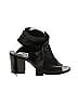 Free People 100% Leather Black Heels Size EU 40 - photo 1