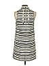 BCBGeneration 100% Polyester Chevron-herringbone Gray Black Casual Dress Size XS - photo 2