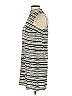 BCBGeneration 100% Polyester Chevron-herringbone Gray Black Casual Dress Size XS - photo 5