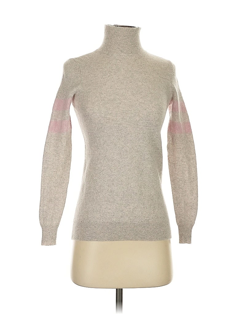 C by Bloomingdales 100% Cashmere Gray Cashmere Pullover Sweater Size S - photo 1