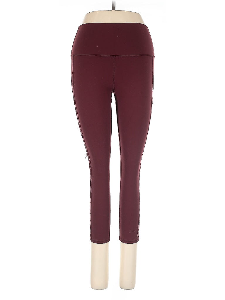 Alo Burgundy Active Pants Size S - photo 1