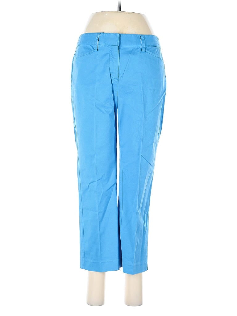 Pre-owned Lands' End Khaki Pant In Blue