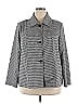 Cj Banks Houndstooth Gray Jacket Size 2X - photo 1