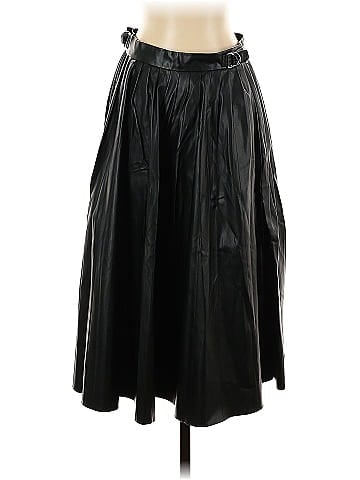 Zara Faux Leather Skirt (view 1)