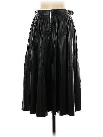 Zara Faux Leather Skirt (view 2)