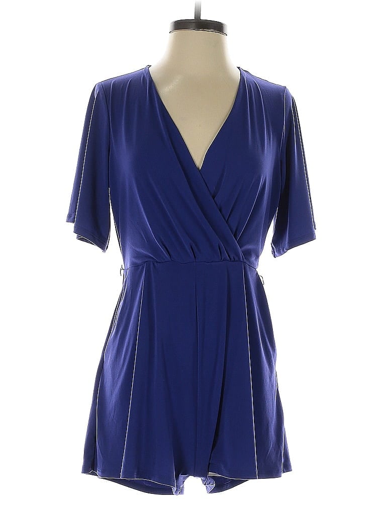 Pre-owned Express Romper In Purple