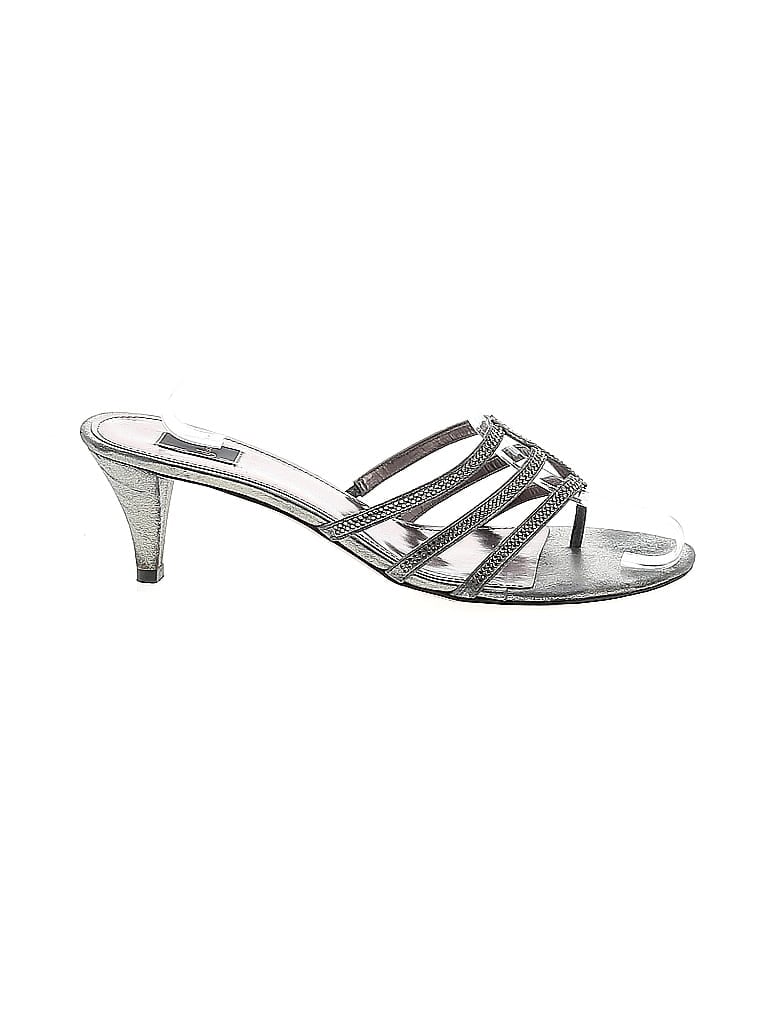 Glint Metallic Silver Mule/Clog Size 10 - photo 1