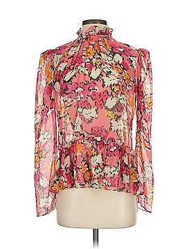 Saloni selling Long Sleeve Silk Floral Top