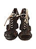 J. Shoes Brown Gray Heels Size 10 - photo 2