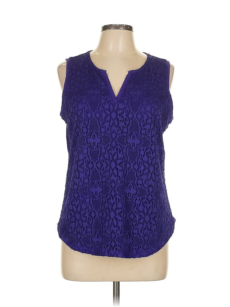 Blouse Sans Manches Liz Claiborne Petite – Imprimé Peau De Serpent Multicolore – Taille PS