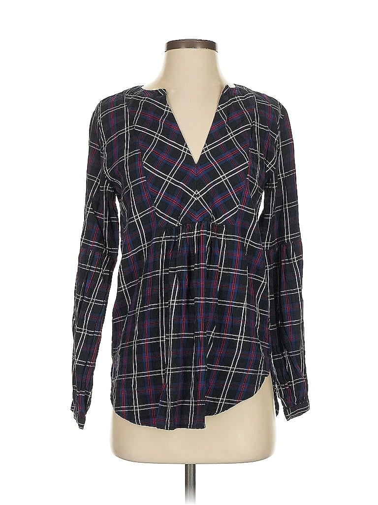 Click to view more detailed imagery on our partner's website Pre-owned Ann Taylor Loft Long Sleeve Blouse In Purple