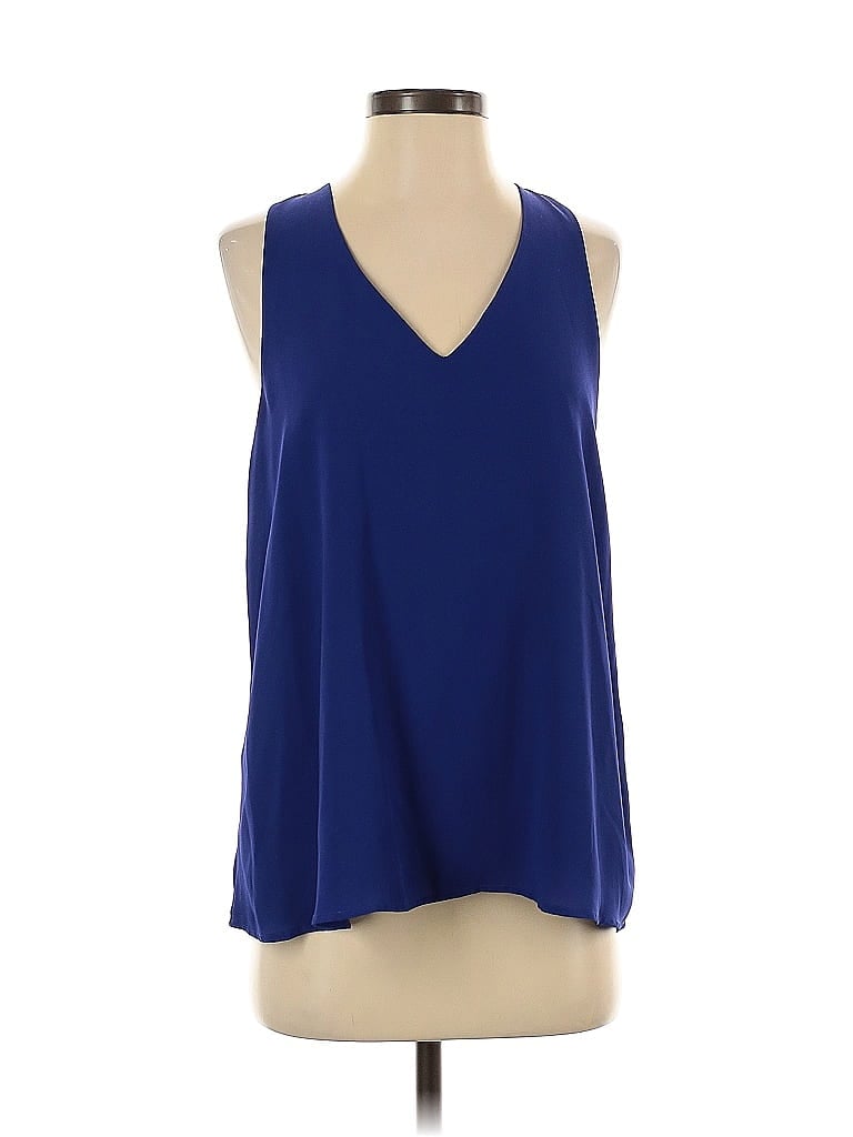 Pre-owned Banana Republic Sleeveless Blouse In Blue