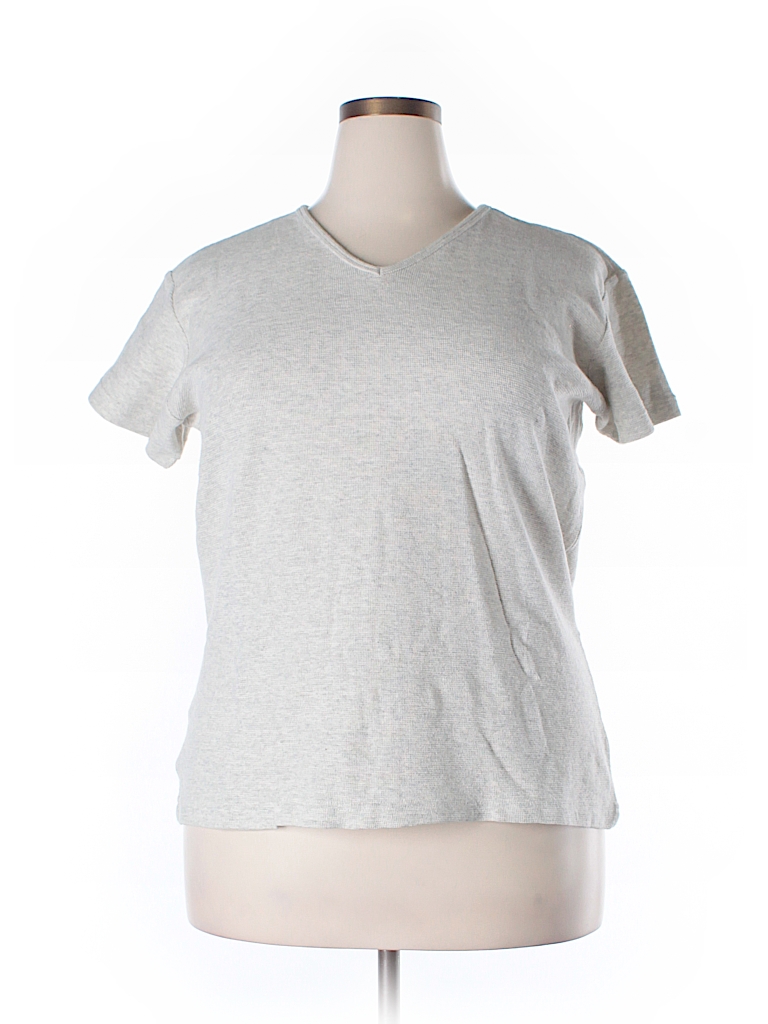 Northern Reflections Solid Ivory Short Sleeve T-Shirt Size XL - 90% off ...