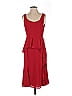 Prabal Gurung 100% Polyester Red Cocktail Dress Size 4 - photo 1