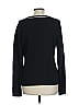 Ann Taylor Factory 100% Cotton Black Cardigan Size L - photo 2