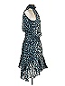 A.L.C. 100% Silk Animal Print Blue Cocktail Dress Size 4 - photo 4
