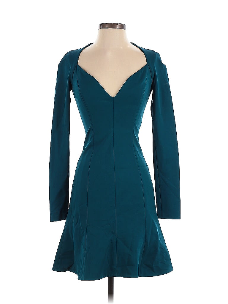 Cushnie Et Ochs Teal Cocktail Dress Size 4 - photo 1