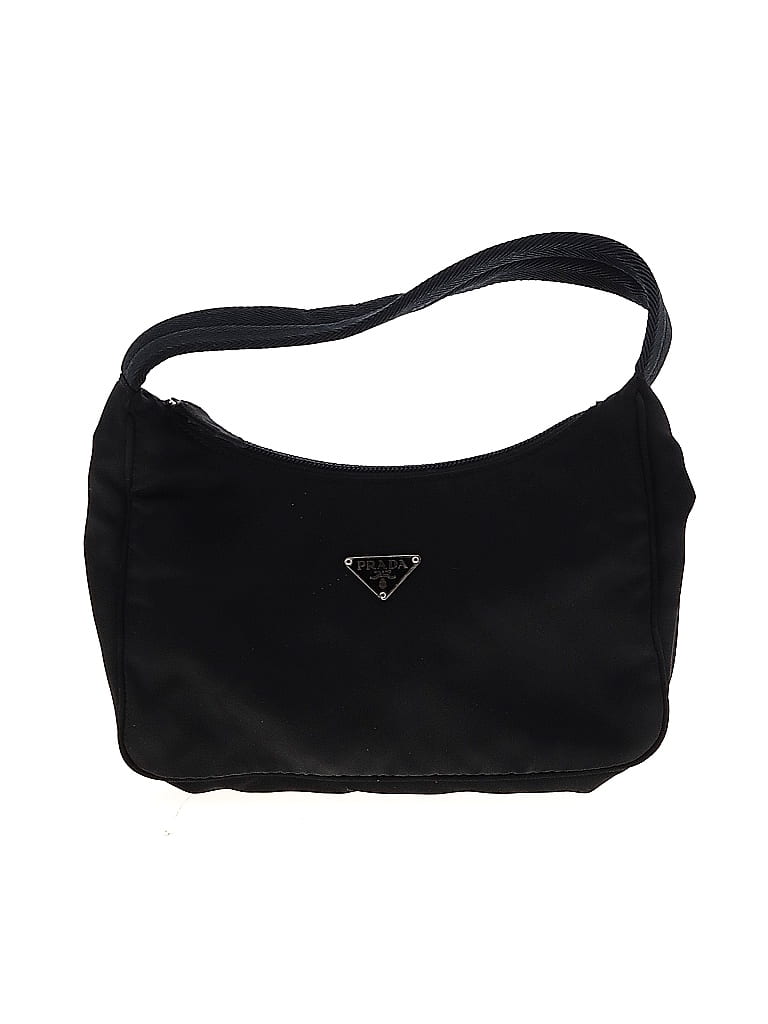 Prada 100% Nylon Solid Black Shoulder Bag One size - photo 1