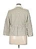 Akris Punto 100% Baumwolle Gray Blazer Size 14 - photo 2