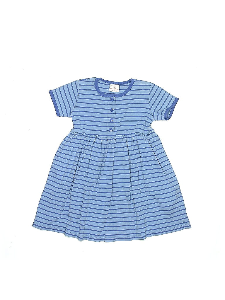 Hanna Andersson 100% Cotton Blue Dress Size 120 (big kids) - photo 1
