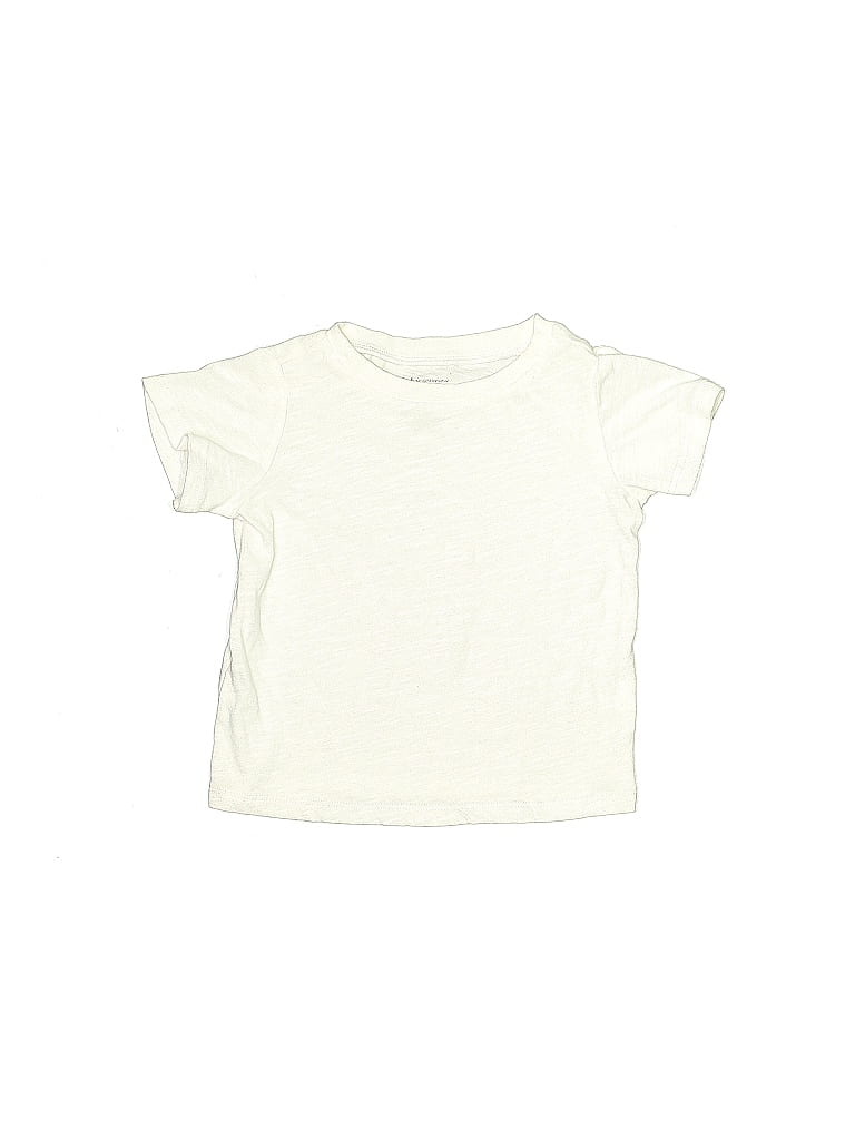 First Impressions Solid Ivory Short Sleeve T-Shirt 9-12 MO / 12 MO - photo 1
