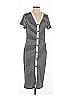 Fashion Stripes Black Casual Dress Size L - photo 1