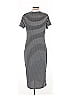 Fashion Stripes Black Casual Dress Size L - photo 2