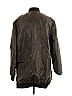 Zara Basic Solid Brown Green Faux Leather Jacket Size S - photo 2