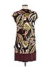 Hale Bob 100% Silk Paisley Brown Casual Dress Size L - photo 2