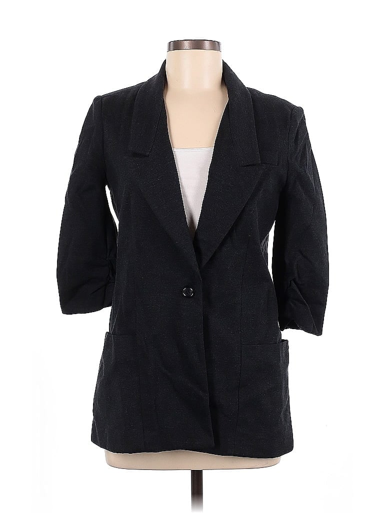 Elizabeth and James Black Blazer Size 8 - photo 1