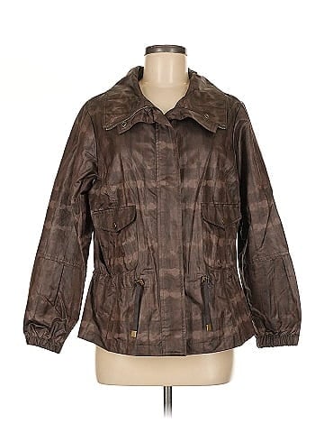 Zenergy by Chico's Leather Jacket (view 1)
