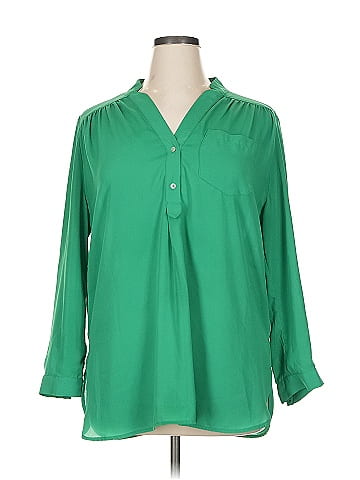 Myrtlewood 3/4 Sleeve Blouse (view 1)