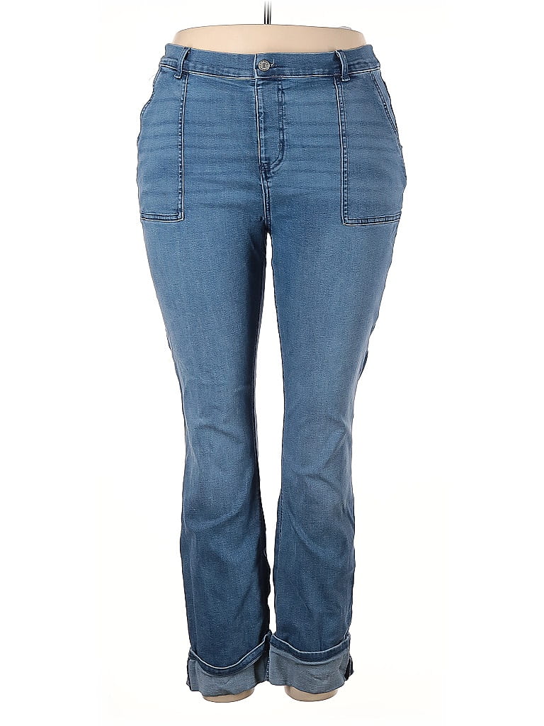 Jeans D & Co - Taille 16P (Petite) - Coupe Bootcut - Occasion Très Bon état