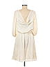 Halston Heritage 100% Silk Ivory Casual Dress Size 8 - photo 2