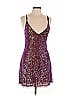 Intimately by Free People 100% Polyester Stars Burgundy Cocktail Dress Size L - photo 1